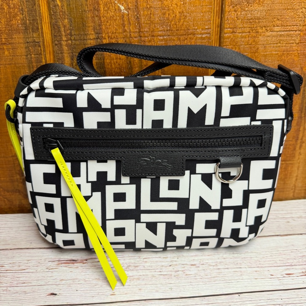 Longchamp Le Pliage Medium Nylon Logo Camera Crossbody Bag
